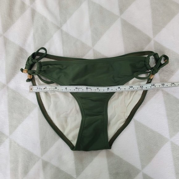 Army Green Summer Bikini, Adjustable Tropical Beach Swimwear, Size S - Picture 7 of 7